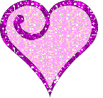 Gif animé coeur rose